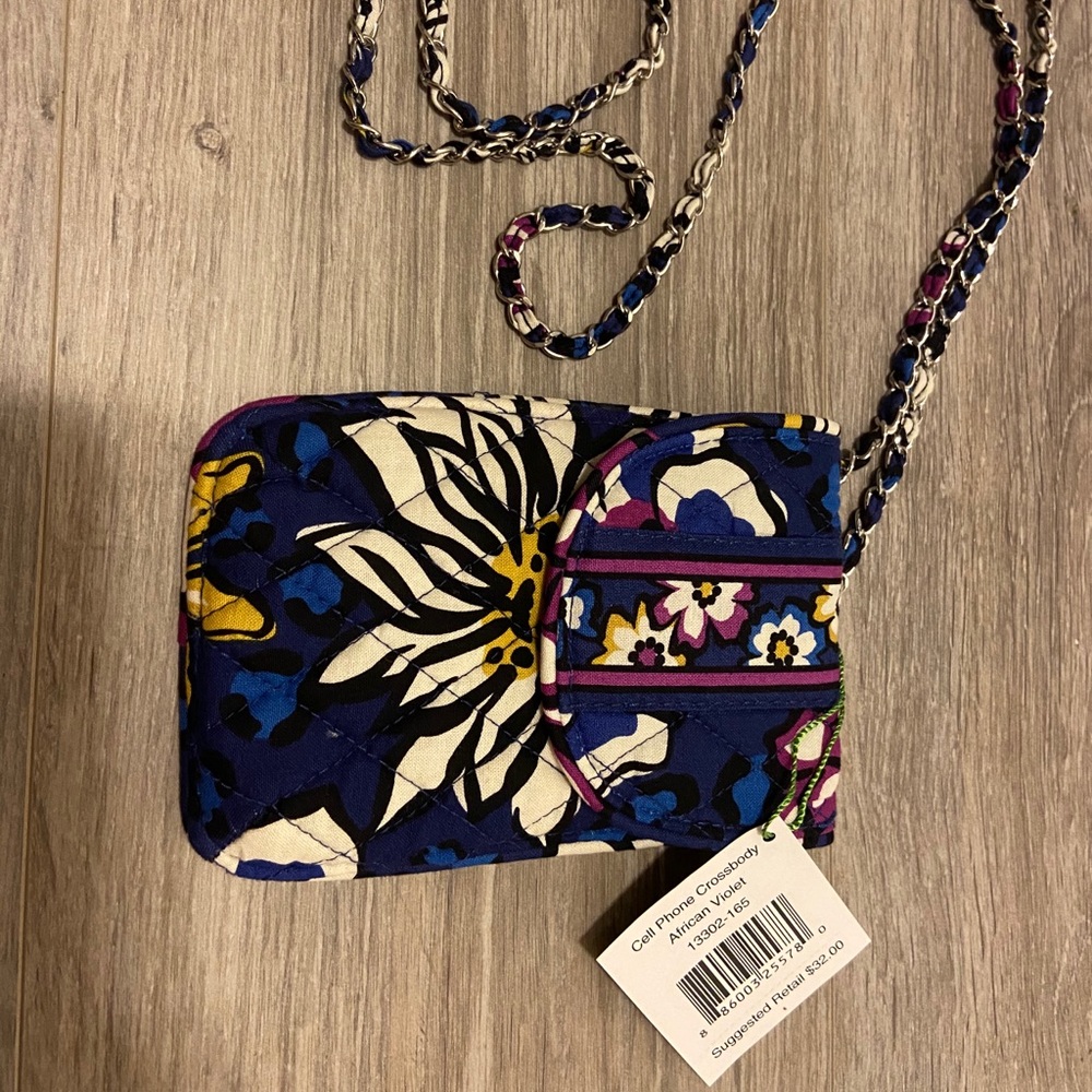 Vera Bradley Cell Phone Crossbody and Zip ID Case